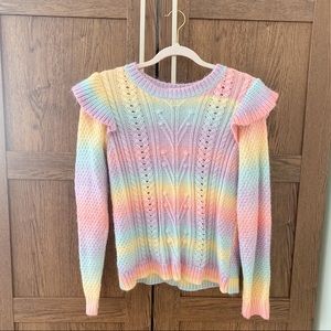 Loft Rainbow Sweater